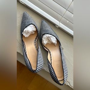J Crew Herringbone Pattern Heel, Size 8.5